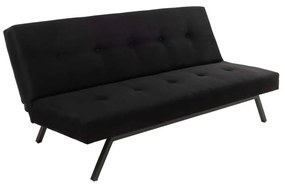 Canapea extensibilă BAKU, 2 locuri, neagră