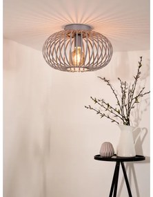 Plafonieră Lucide 78174/40/33 MANUELA 1xE27/60W/230V d. 39,5 cm gri