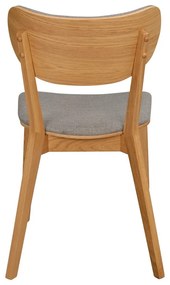 Scaune de dining gri 2 buc. Kato - Rowico