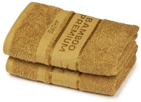 Set 2 prosoape 4Home Bamboo Premium maro deschis, 50 x 100 cm