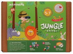 KIT CREATIE 3-IN-1 SAFARI IN JUNGLA - JACK IN THE BOX (JK10020)
