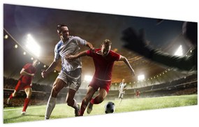 Tablou - Fotbaliști în acțiune (120x50 cm)