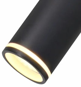 Lampadar PARIS 3xGU10/12W/230V negru