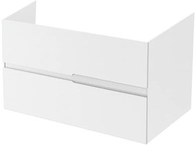 Mobilier pentru lavoar pe blat 100 cm, alb lucios, Fluminia Toledo 100 cm