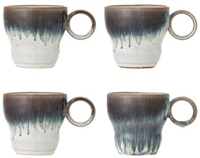 Cești albastre 4 buc. din gresie 300 ml Nigel – Bloomingville