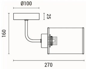 Aplică 1xE27/60W/230V