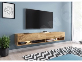 Masă TV/Dulap Aldesia 180 (wotan) (iluminat LED rgb color). 1053713