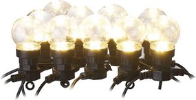 Ghirlandă LED decorativă pentru exterior, 10 LED/10 m, IP44, transparentă