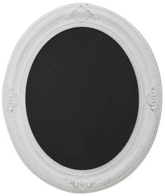 Tabla de scris / decorativa din lemn, alb / negru, 53 x 3 x 63 cm, Kensington Mauro Ferreti