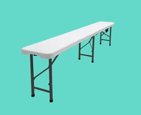 Bancă din plastic independentă - 180 cm