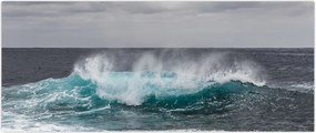Tablou - Valuri pe ocean (120x50 cm)