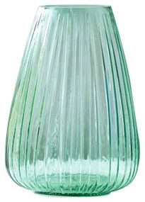 Vază din sticlă Bitz Kusintha, înălțime 22 cm, verde