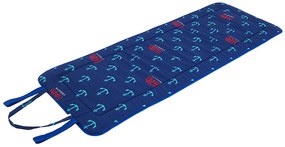 Sezlong plaja rulat KOTVICKY 148x52 cm, albastru