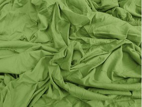 Cearsaf Jersey EXCLUSIVE cu elastic 180 x 200 cm verde Gramaj (densitatea fibrelor): Lux (190 g/m2)