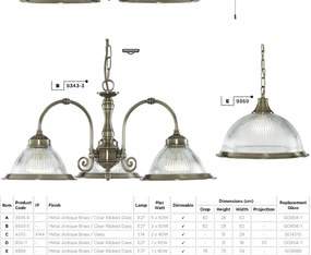 Pendul stil clasic American Diner alama antic 9369 SRT