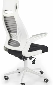 Scaun de birou Franklin alb negru