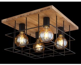 Lustră aplicată MERRIL 4xE27/60W/230V Globo 15530-4D