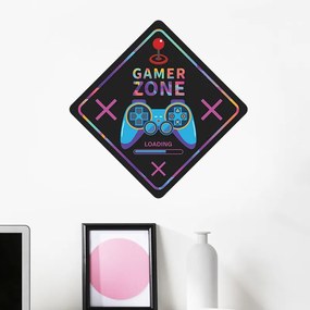 Autocolant de perete "Gamer Zone" 40cm