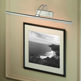 Aplica LED tablou directionabila Picture Lights argintiu satin 8343SS SRT