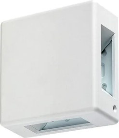 Aplica LED iluminat exterior ambiental IP54 Lippa alb