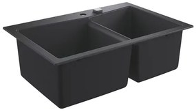 Chiuveta compozit Grohe K700 83.8x55.9 cm negru