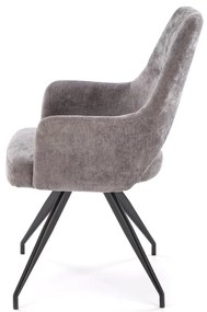 Scaun rotativ K542 stofa gri