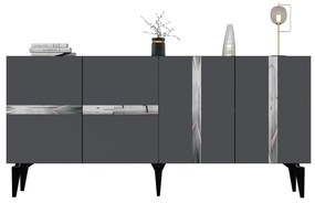 Dulap Vekika 1 (antracit + arigintiu) . 1093524