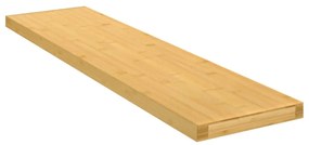 vidaXL Raft de perete, 80x20x2,5 cm, bambus