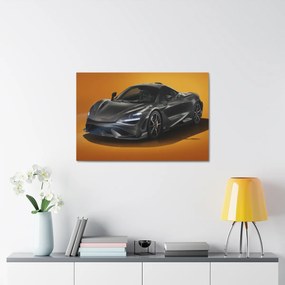 Tablou Canvas Black Mclaren 120x80 cm