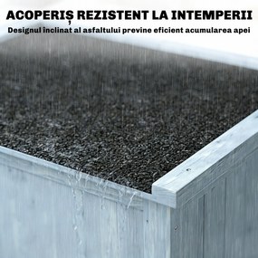 Outsunny Dulap de Exterior, Depozitare pentru Unelte cu 2 Rafturi | Aosom Romania