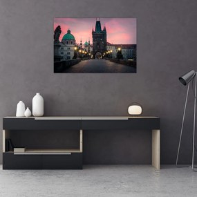 Tablou - Pe podul lui Carol,Praga (90x60 cm)