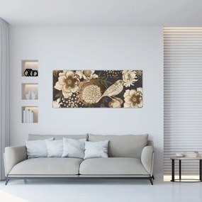 Tablou - Grădina de aur (120x50 cm)