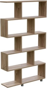 Biblioteca ELIF, pin, PAL melaminat, 90x20x156 cm
