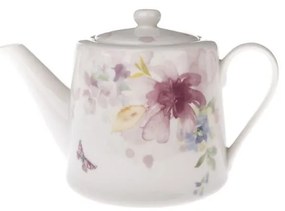 Ceainic alb din porțelan 900 ml – Dakls