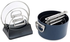 Oale cu capac/cu suprafață ceramică 3 buc. adecvate pentru plita cu inducție Space – Joseph Joseph