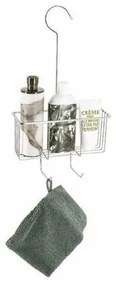 Coș de duș suspendat Compactor Keep cu cârlig,22,4 x 8,5 x 39,5 cm