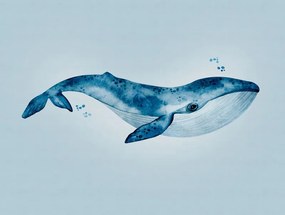 Fototapet copii Balena albastra