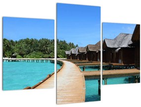 Tablou cu Maledive (90x60 cm)