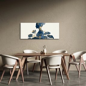 Tablou - Profil de femeie din marmură (120x50 cm)