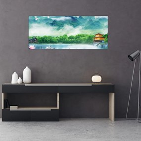 Tablou - Peisaj de vis (120x50 cm)