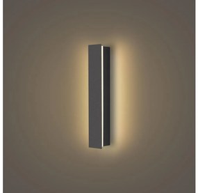 Brilagi - Aplică LED de exterior LINEAR, 8W, 230V, 3000K, IP65, antracit