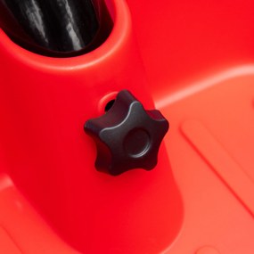 AIYAPLAY Tricicletă pentru copii evolutivă cu scaun reglabil, pedale, 2 coșuri, centură pentru copii de 2 până la 5 ani roșu și negru | Aosom Romania