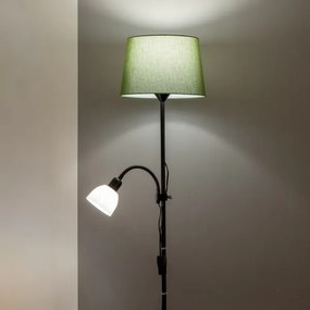 Brilagi - Lampă de podea CERIA 2 în 1 1xE27/100W/230V + 1xE14/25W negru/verde