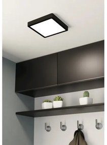 Plafonieră LED pentru baie Eglo FUEVA 900644, 17W/230V, IP44, neagră
