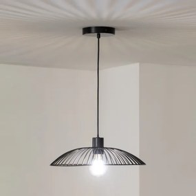 Brilagi - Lustră LED suspendată pe cablu CERIA WIRE, 1x E27, max. 40W, 230V, Ø 26 cm, negru