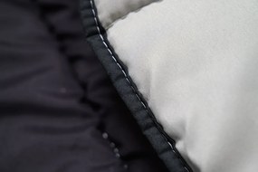 Patura usoara pentru toate anotimpurile 140x200 cm din fibra goala, neagra