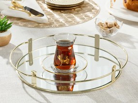 Strălucire  metal  tavă 31 Cm Transparent