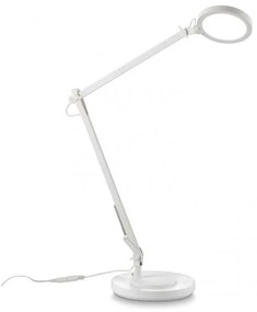 Lampa LED de birou / lampa masa moderna cu brat articulat FUTURA TL BIANCO