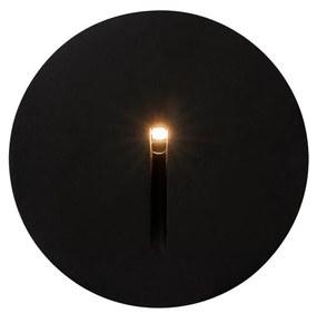Spot LED incastrabil scari / perete exterior IP54 Lock negru