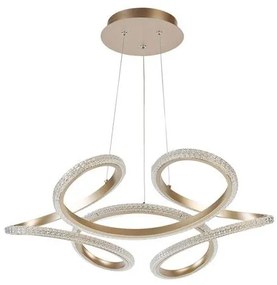 Lustra LED decorativa Doodle Champagne